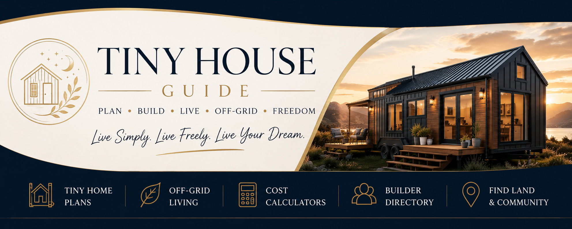 Tiny House Guide — Plan, Build, Live, Off-Grid, Freedom